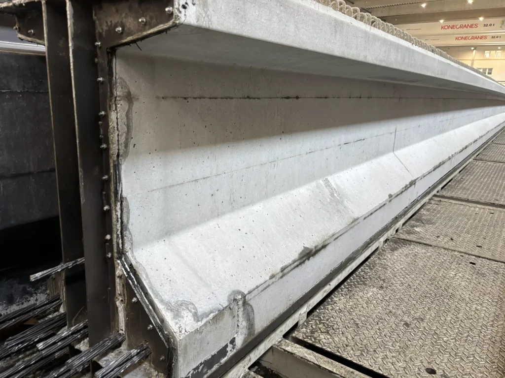 Feszített hídgerenda gyártás -minőségi felülvizsgálat